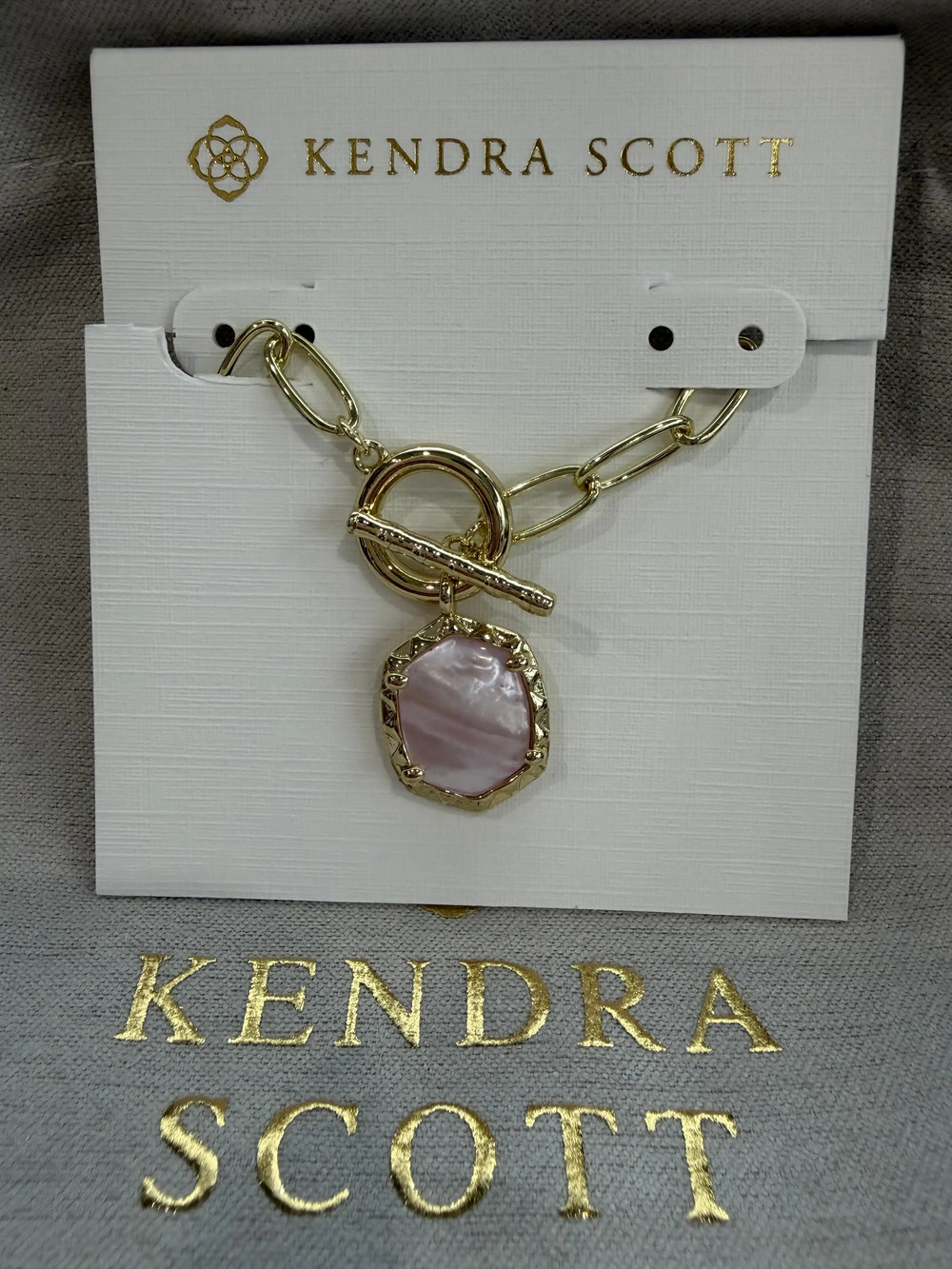 Kendra Scott pink bracelet